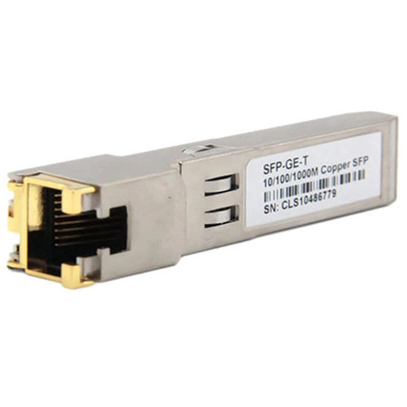 SFP Модуль RJ45 Коммутатор Gbic 10/100/1000 Разъем SFP Медь RJ45 SFP Модуль Gigabit Ethernet порт 2шт